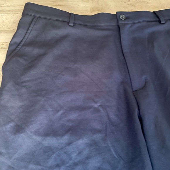 Mens Greg Norman Performance Shorts Sz 40 Navy Blue Golf - Picture 3 of 9